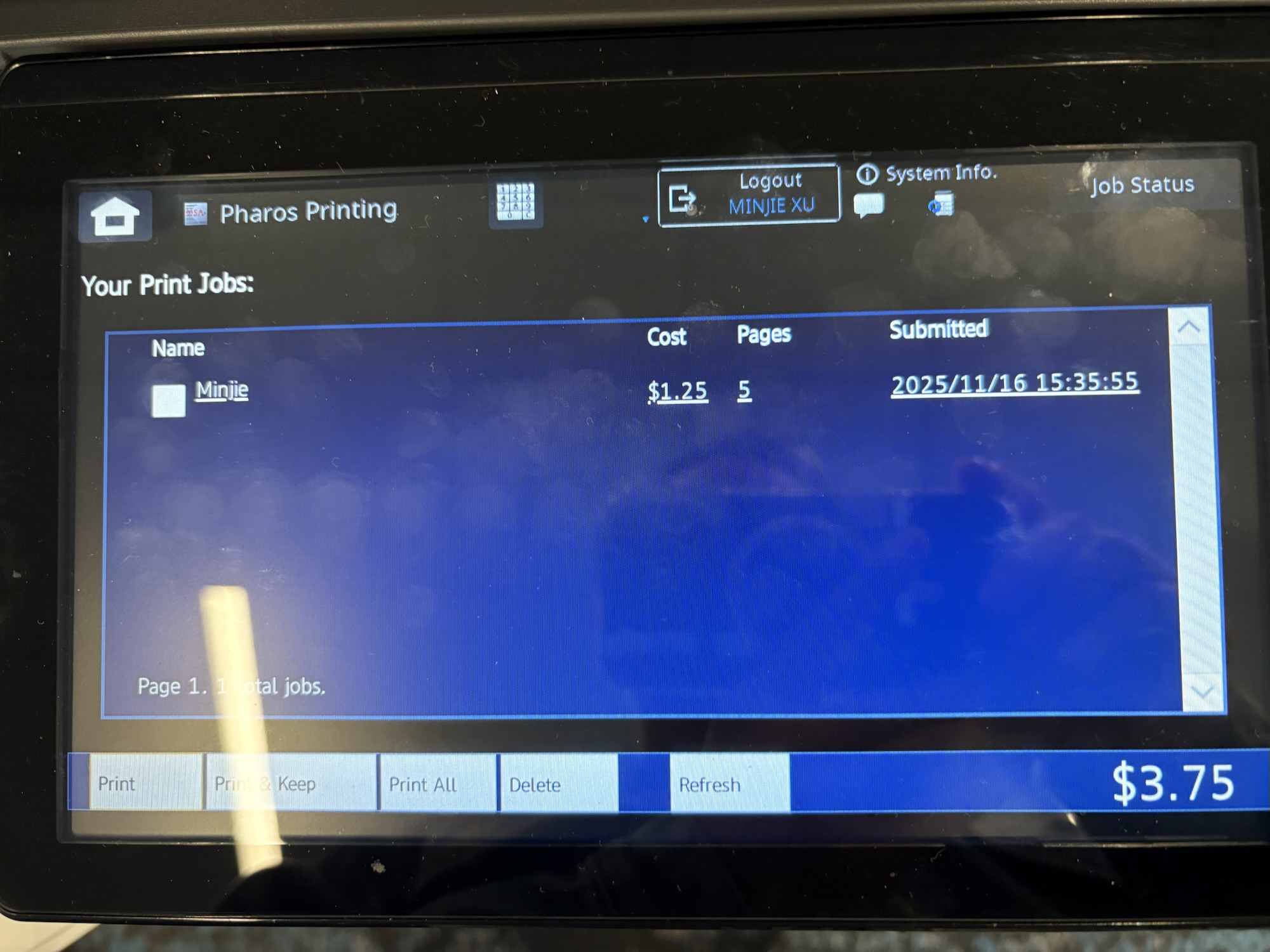 How to print a file on school google drive at Saint Louis County Library